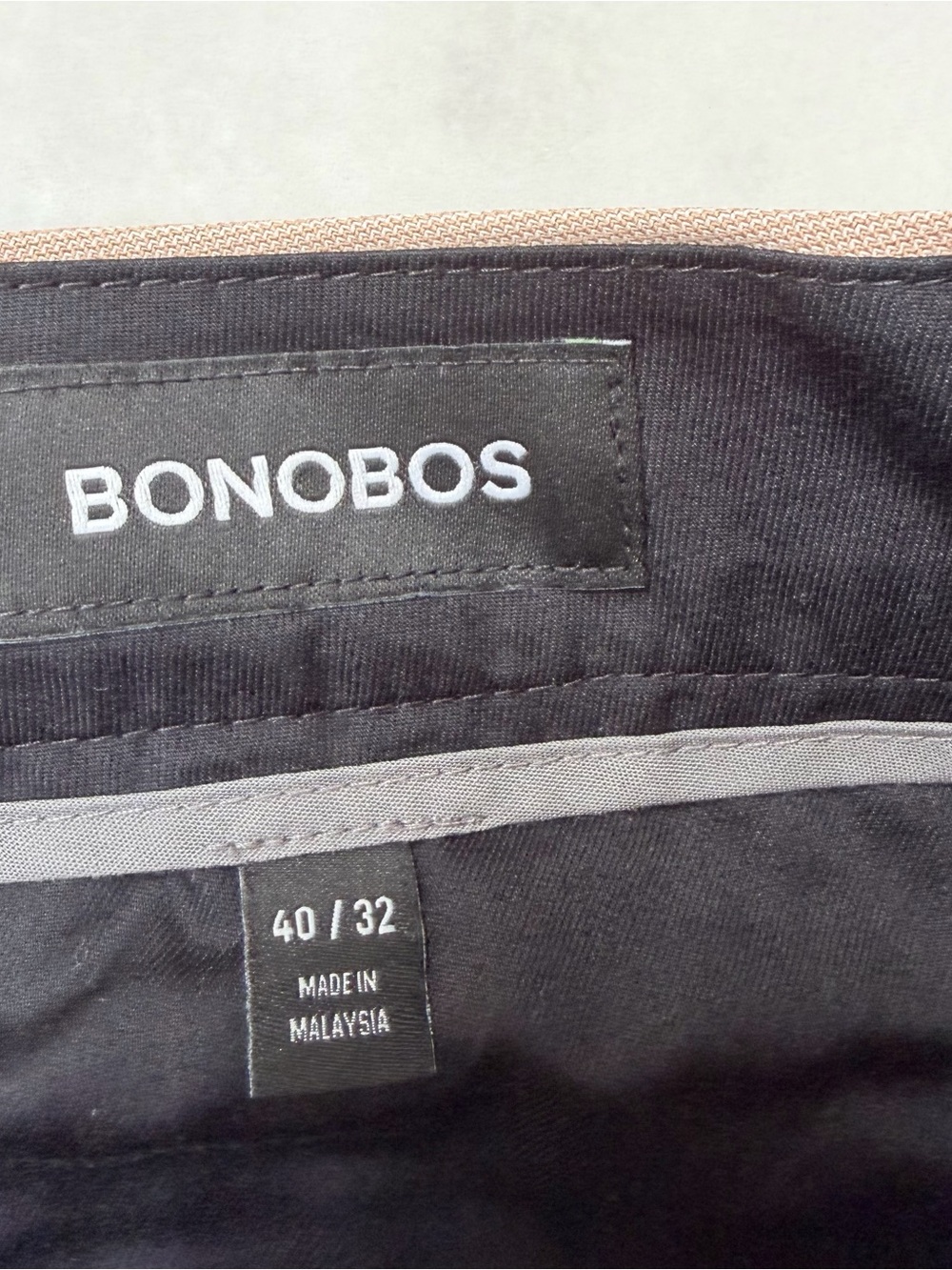 Bonobos Friday Slim Men’s Pants Tan Color Pants Sz 40 / 32 Excellent Condition - Picture 3 of 9